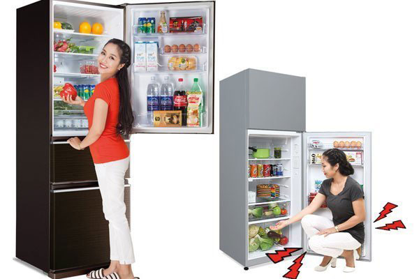 Những ưu điểm không thể bỏ qua của loại tủ lạnh có ngăn đá ở dưới