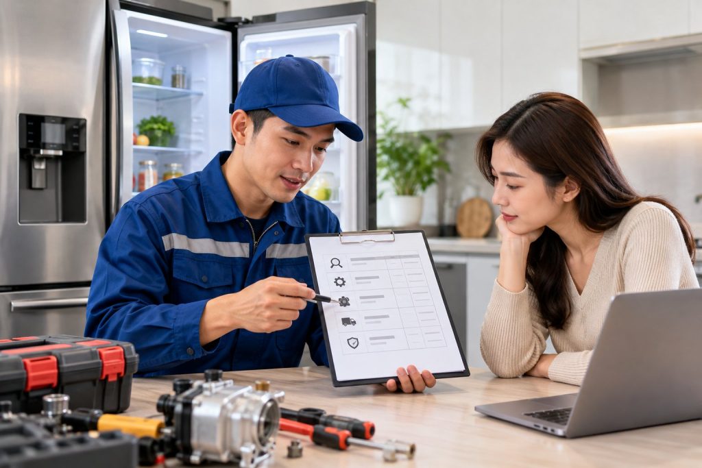 Cách đọc báo giá sửa tủ lạnh rõ từng khoản phí