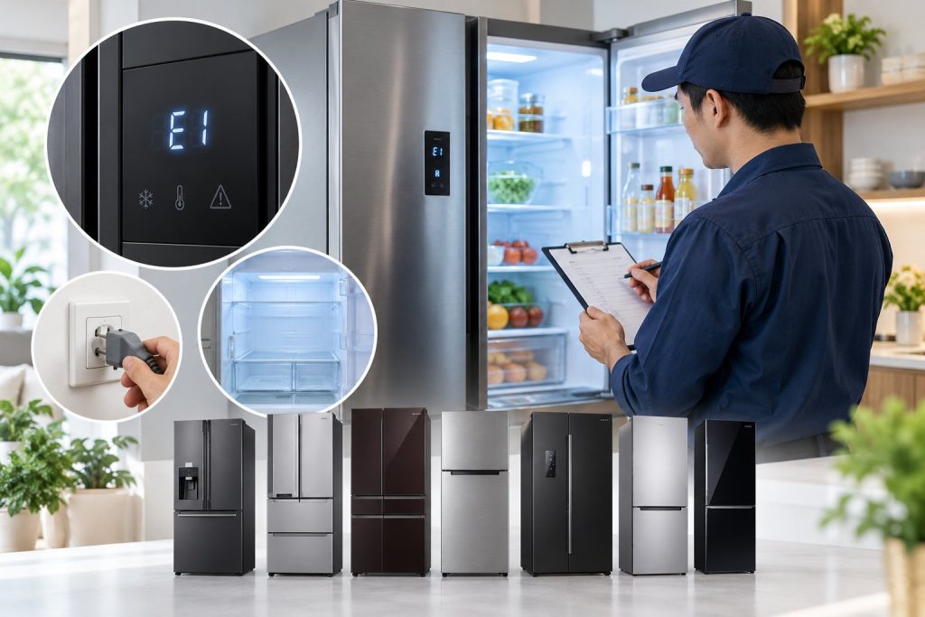 Bảng mã lỗi tủ lạnh thường gặp và cách xử lý