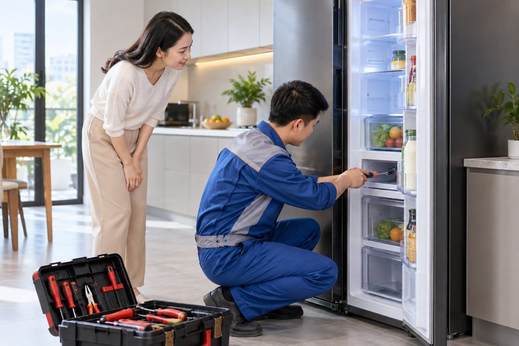 Sửa tủ lạnh Panasonic tại nhà: Kiểm tra, báo giá