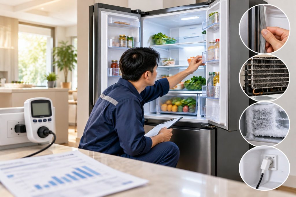Tủ lạnh inverter tốn điện bất thường: Cách kiểm tra 4 Tủ lạnh inverter tốn điện bất thường: Cách kiểm tra
