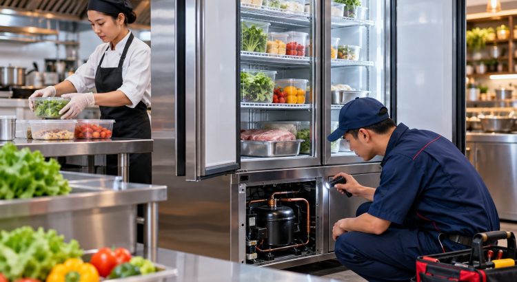 Sửa tủ lạnh cho nhà hàng: Quy trình xử lý an toàn