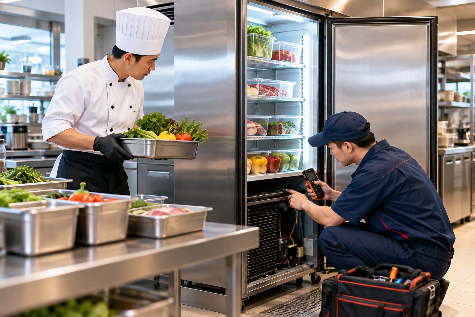 Sửa tủ lạnh cho nhà hàng: Quy trình xử lý an toàn 4 Ảnh minh hoạ: Sửa tủ lạnh cho nhà hàng: Quy trình xử lý an toàn