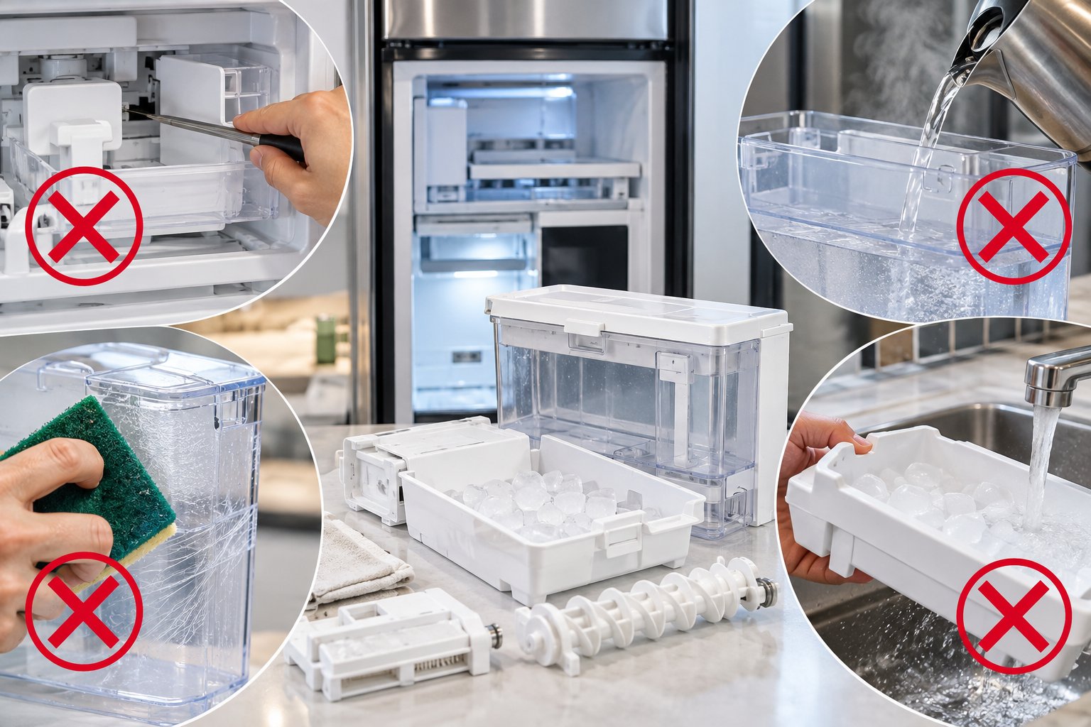 Vệ sinh hệ thống làm đá tủ lạnh Hitachi đúng cách 4 Ảnh minh hoạ: Vệ sinh hệ thống làm đá tủ lạnh Hitachi đúng cách