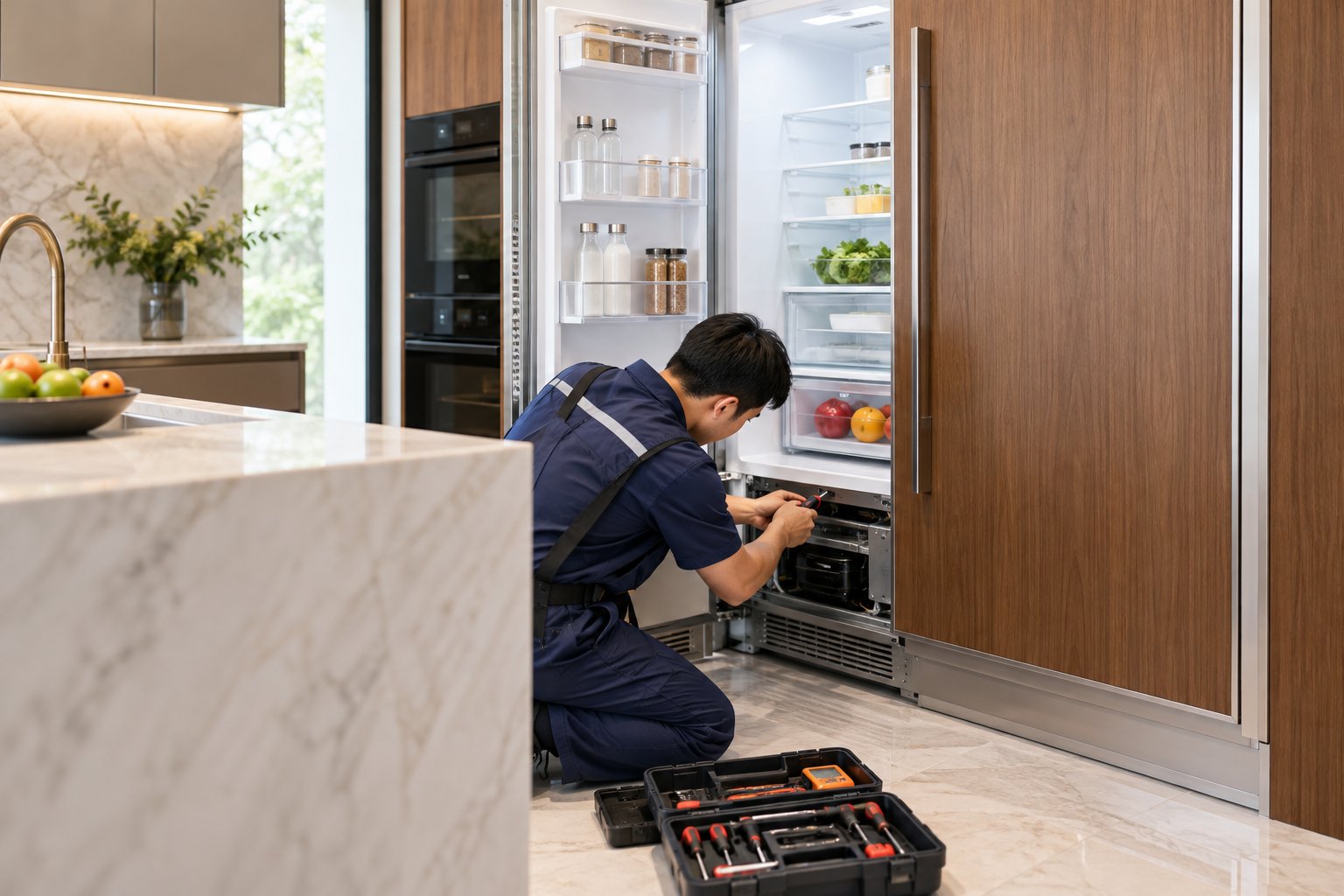 Sửa tủ lạnh âm tủ tại Hà Nội: cần kiểm tra gì? 3 Ảnh minh hoạ: Sửa tủ lạnh âm tủ tại Hà Nội: cần kiểm tra gì?
