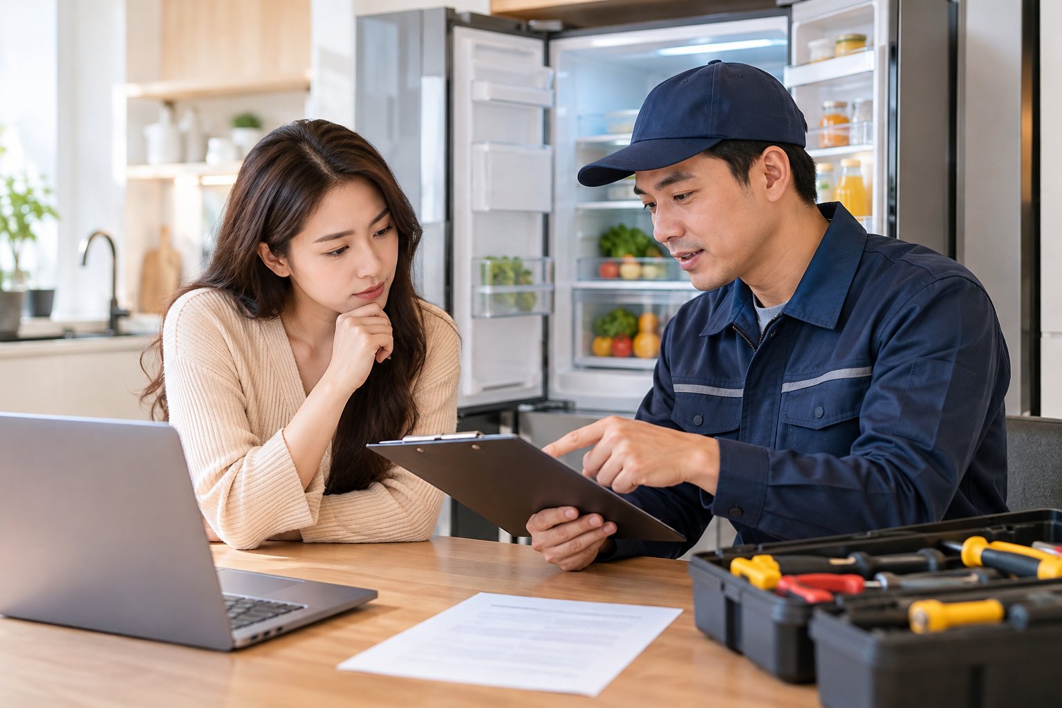 Cách đọc báo giá sửa tủ lạnh rõ từng khoản phí 3 Ảnh minh hoạ: Cách đọc báo giá sửa tủ lạnh rõ từng khoản phí