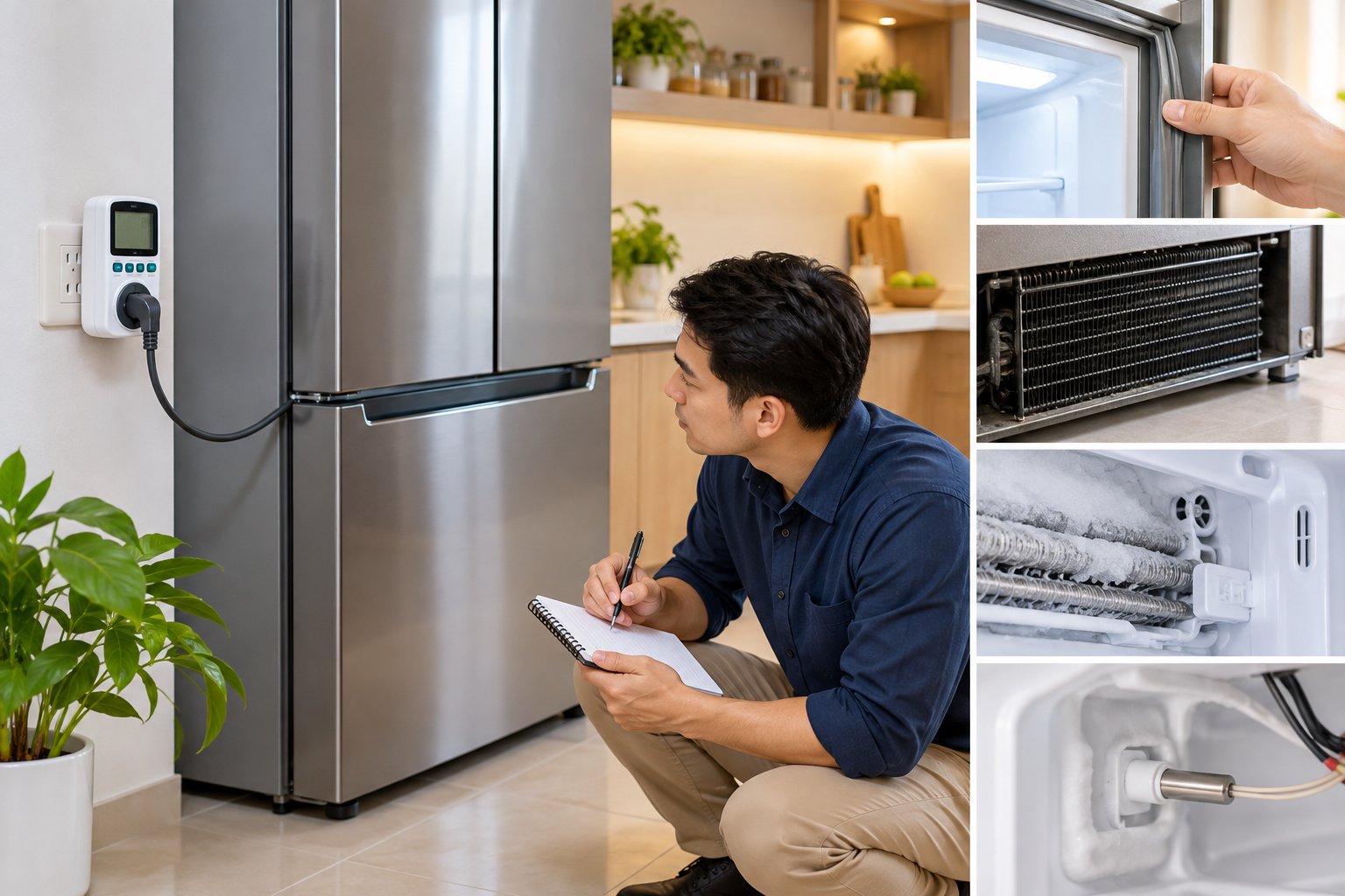 Tủ lạnh inverter tốn điện bất thường: Cách kiểm tra 2 Ảnh minh hoạ: Tủ lạnh inverter tốn điện bất thường: Cách kiểm tra