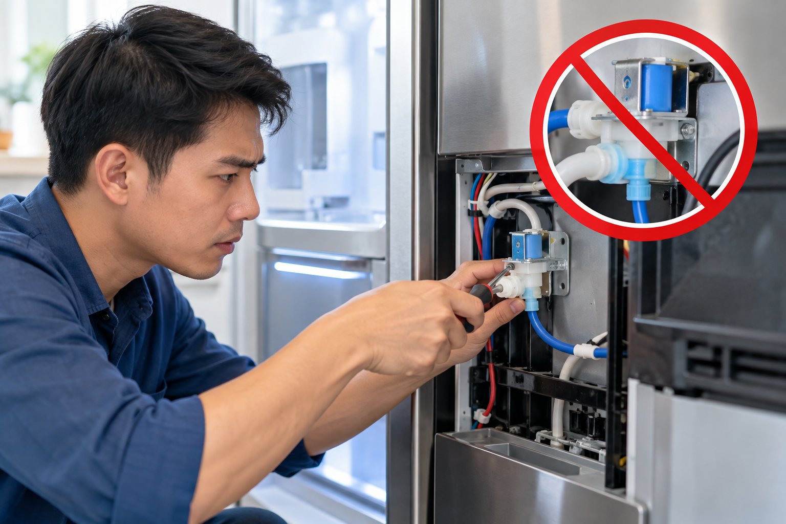 Tủ lạnh Samsung không cấp nước làm đá: Cách kiểm tra 4 Ảnh minh hoạ: Tủ lạnh Samsung không cấp nước làm đá: Cách kiểm tra