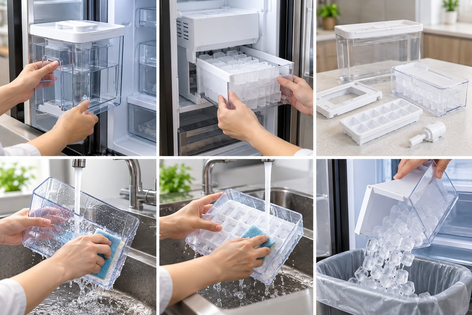 Vệ sinh hệ thống làm đá tủ lạnh Hitachi đúng cách 3 Ảnh minh hoạ: Vệ sinh hệ thống làm đá tủ lạnh Hitachi đúng cách