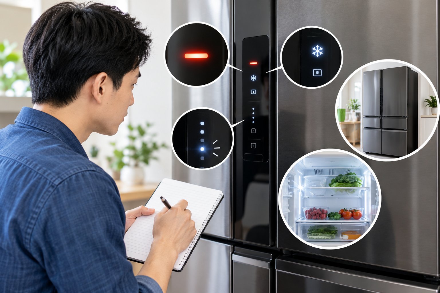 Tủ lạnh Hitachi nháy đèn cảnh báo: Cách kiểm tra 2 Ảnh minh hoạ: Tủ lạnh Hitachi nháy đèn cảnh báo: Cách kiểm tra
