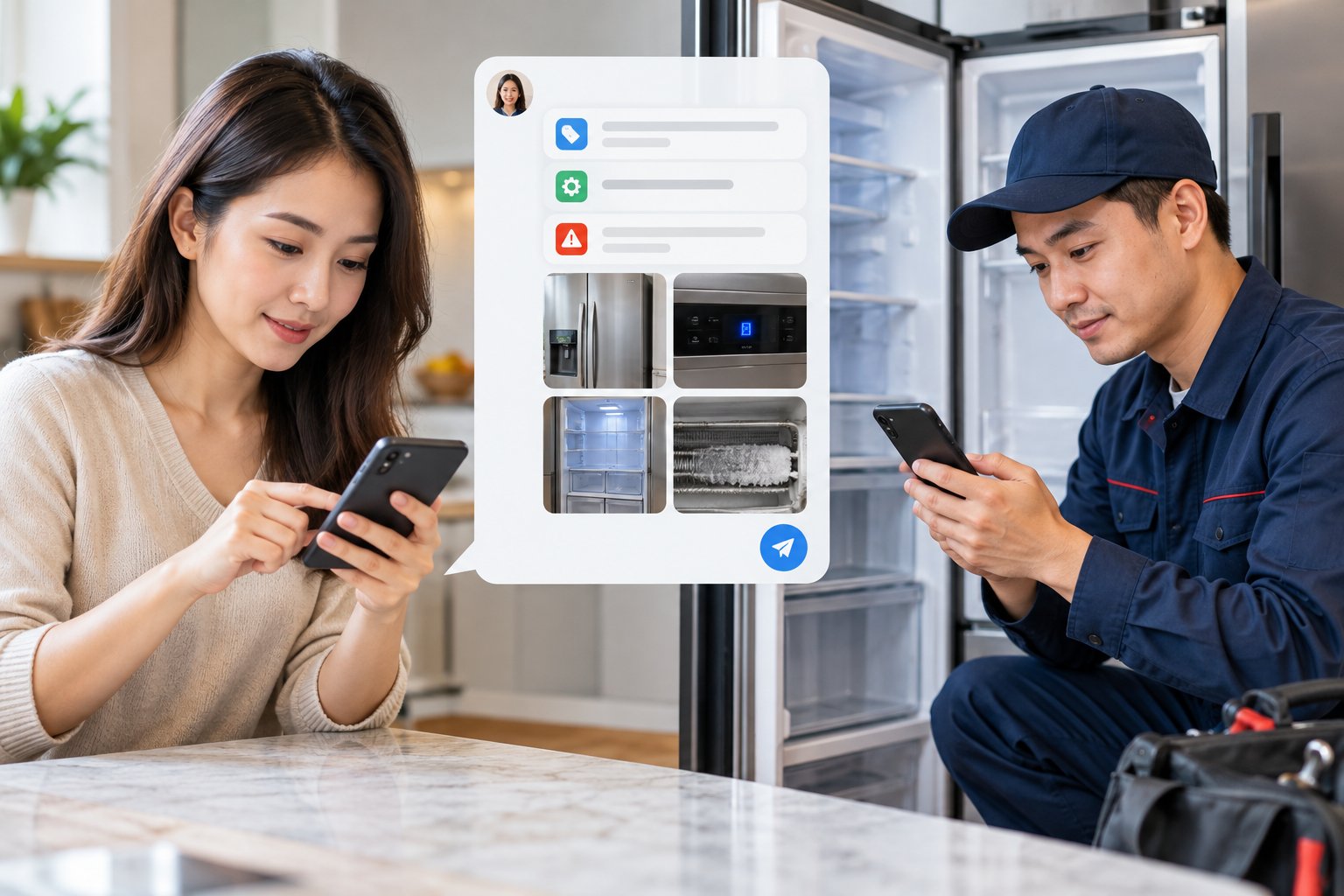 Cần chuẩn bị gì khi gọi thợ sửa tủ lạnh? 4 Ảnh minh hoạ: Cần chuẩn bị gì khi gọi thợ sửa tủ lạnh?