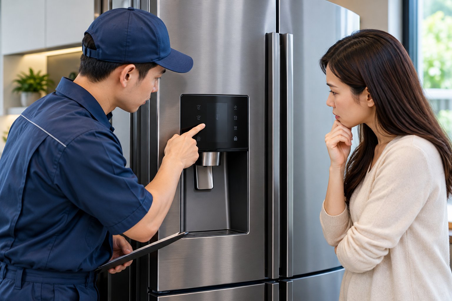 Bảng điều khiển tủ lạnh Samsung không phản hồi 4 Ảnh minh hoạ: Bảng điều khiển tủ lạnh Samsung không phản hồi