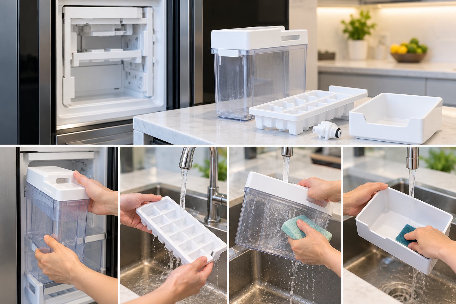Vệ sinh hệ thống làm đá tủ lạnh Hitachi đúng cách 2 Ảnh minh hoạ: Vệ sinh hệ thống làm đá tủ lạnh Hitachi đúng cách