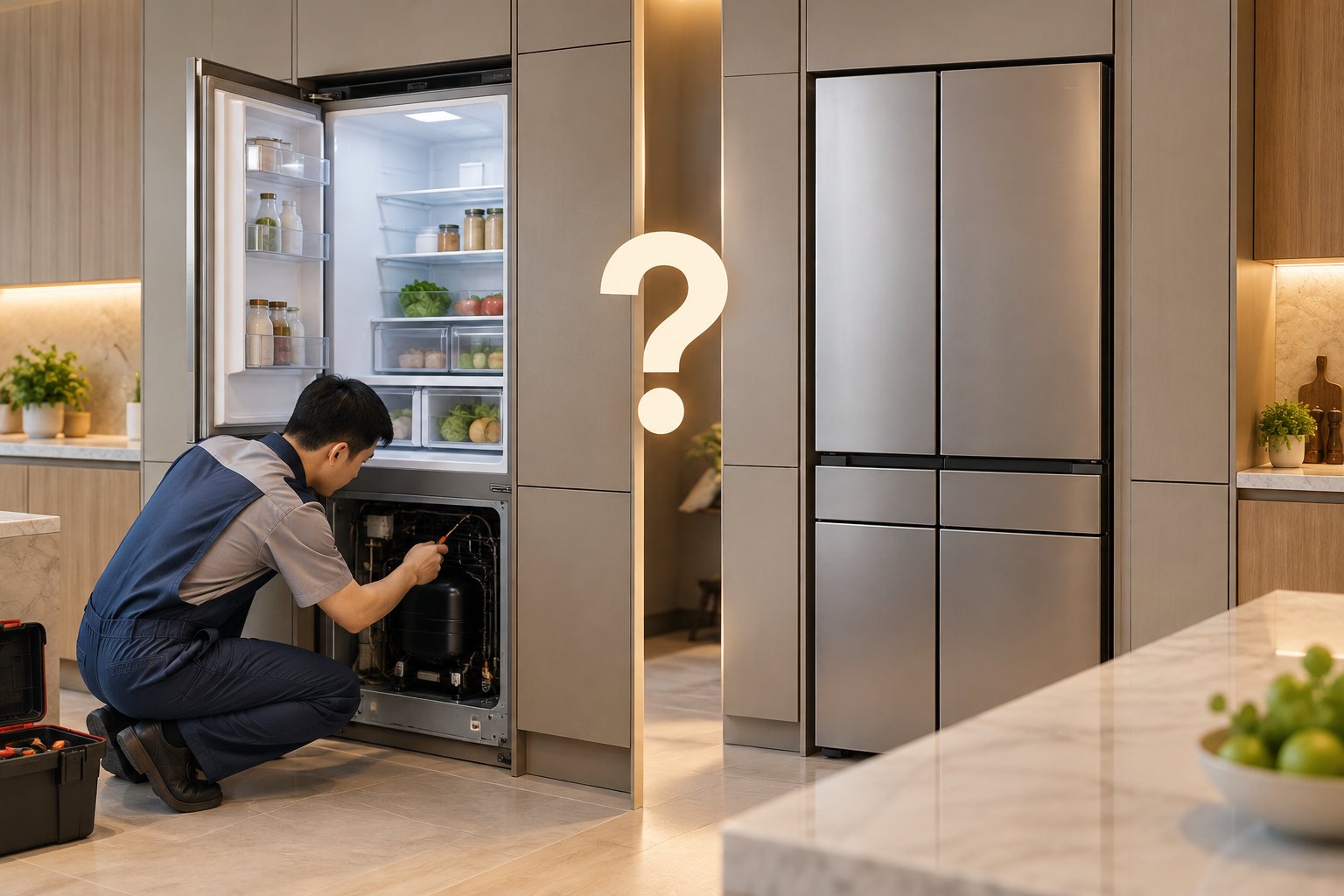Sửa tủ lạnh âm tủ tại Hà Nội: cần kiểm tra gì? 4 Ảnh minh hoạ: Sửa tủ lạnh âm tủ tại Hà Nội: cần kiểm tra gì?
